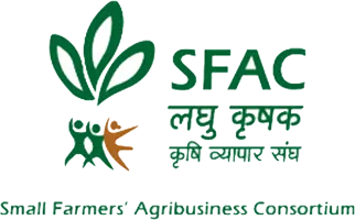 Logo of Small Farmers’ Agri-Business Consortium, Govt. of India.